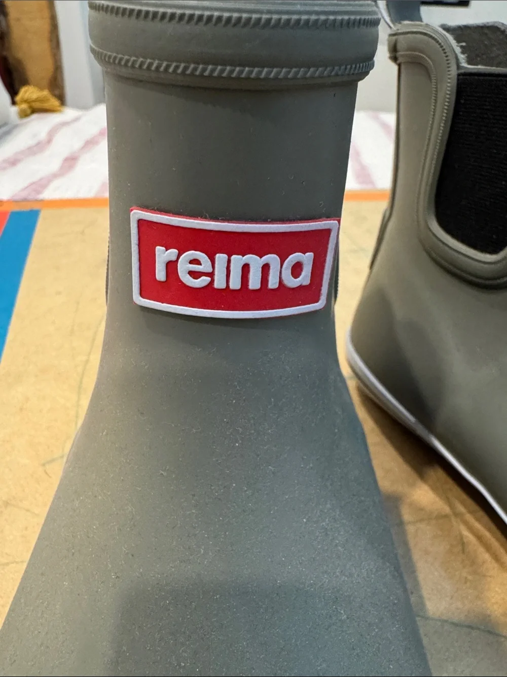 Reima Kids Olive Green Waterproof Rain & Snow Boots